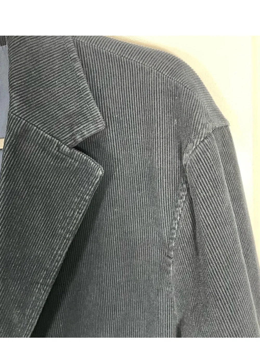 J. Crew Men's Navy Blue Corduroy Blazer Size Large